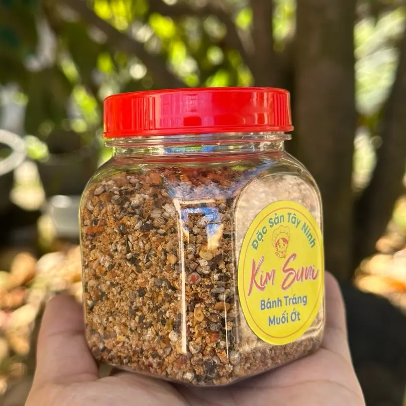 Muối tiêu ớt rang củi vị tiêu thơm nồng muối loại 1 (chay)